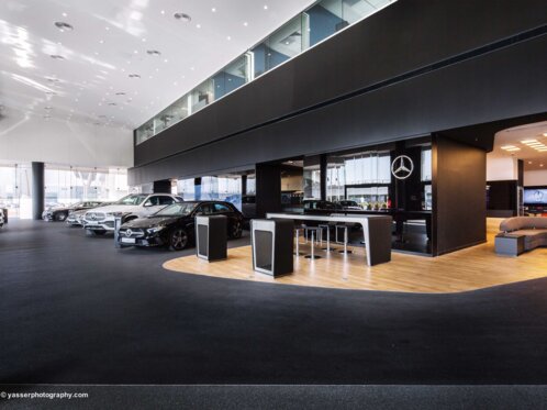 Mercedes Benz Showroom